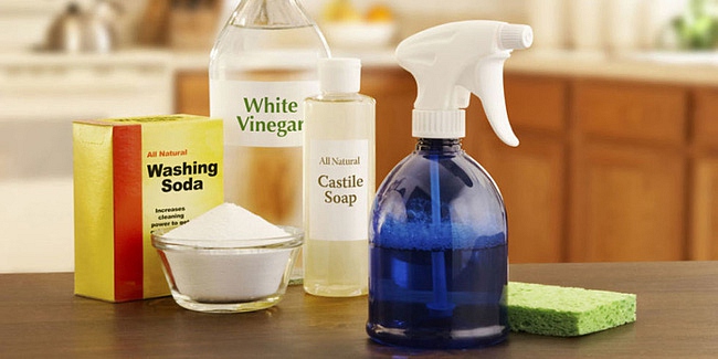 Làm sạch đồ dùng trong nhà bằng các sản phẩm handmade
